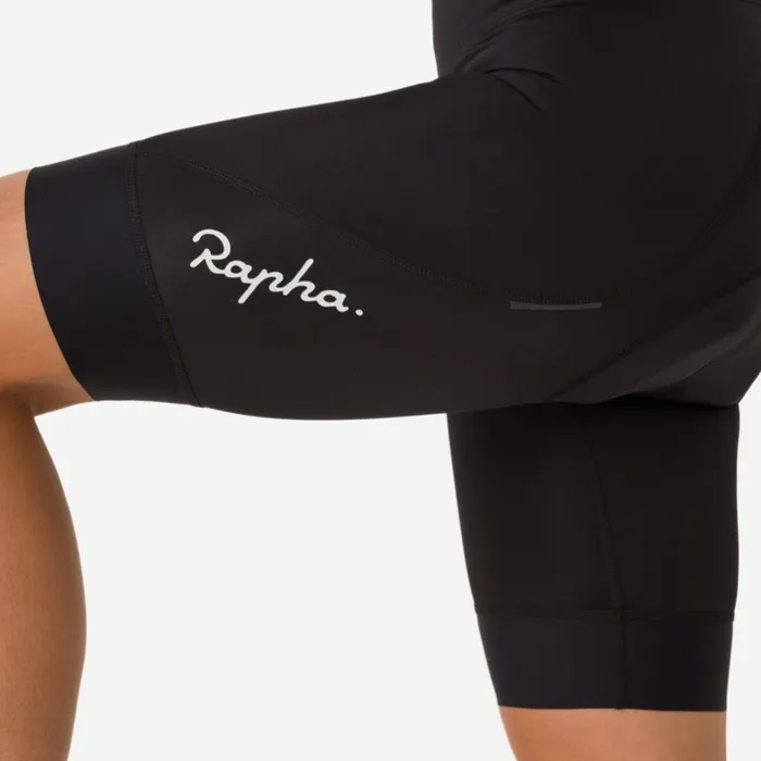Women Pro Team Detachable Bib Shorts Racing Cycling Riding Blackwhitedark Greenpale Green Rapha Bibs Shorts and Tights