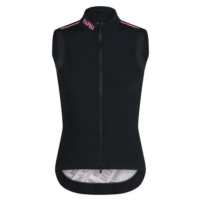 Women Pro Team Gazetta Gilet Gazetta Print Rapha Archive