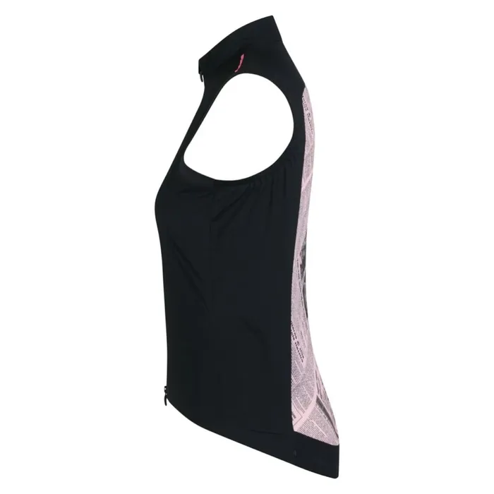 Women Pro Team Gazetta Gilet Gazetta Print Rapha Archive