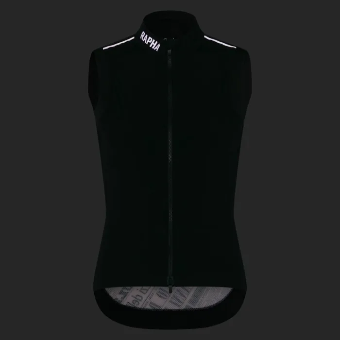 Women Pro Team Gazetta Gilet Gazetta Print Rapha Archive