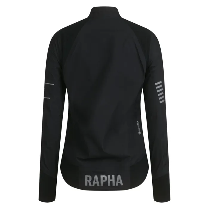 Women Pro Team GORETEX Rain Jacket Blackblack Rapha Jackets and Vests