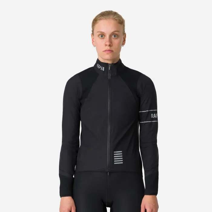Women Pro Team GORETEX Rain Jacket Blackblack Rapha Jackets and Vests