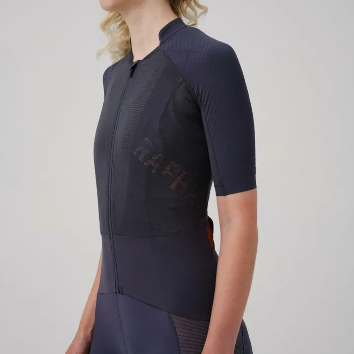 Women Pro Team Gravel Jersey Dark Greydark Orangelight Tealdark Orange Rapha Jerseys