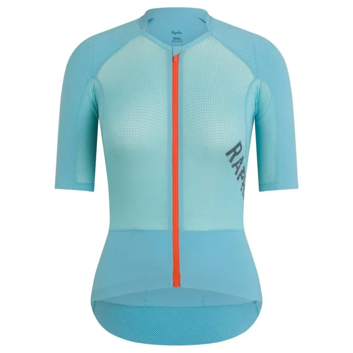 Women Pro Team Gravel Jersey Dark Greydark Orangelight Tealdark Orange Rapha Jerseys