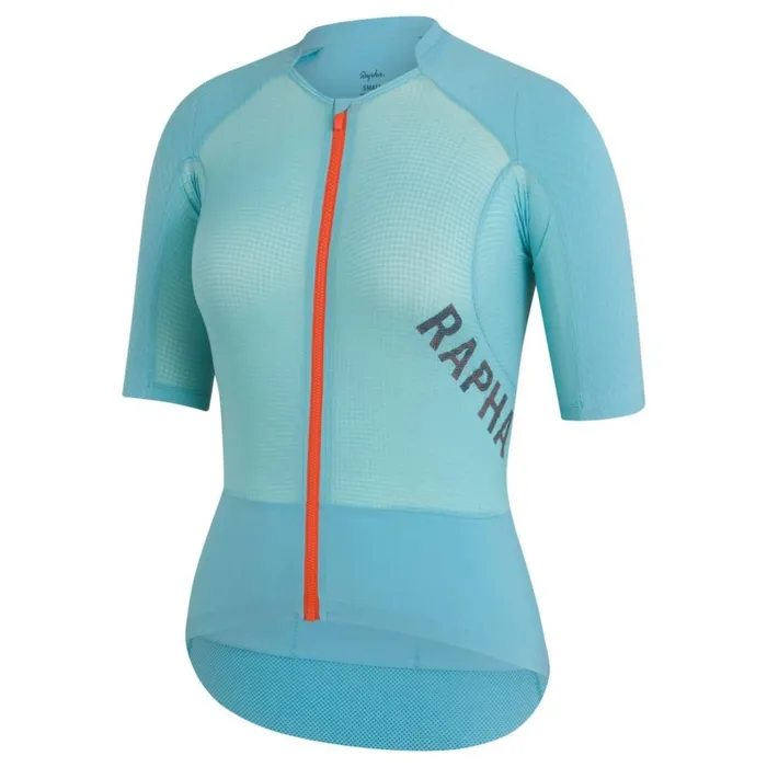 Women Pro Team Gravel Jersey Dark Greydark Orangelight Tealdark Orange Rapha Jerseys