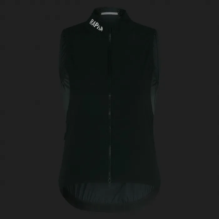 Women Pro Team Insulated Gilet Urban Chic White Alyssumblackwhitejewelled Bluewhitelime Greenwhite Rapha Jackets and Vests