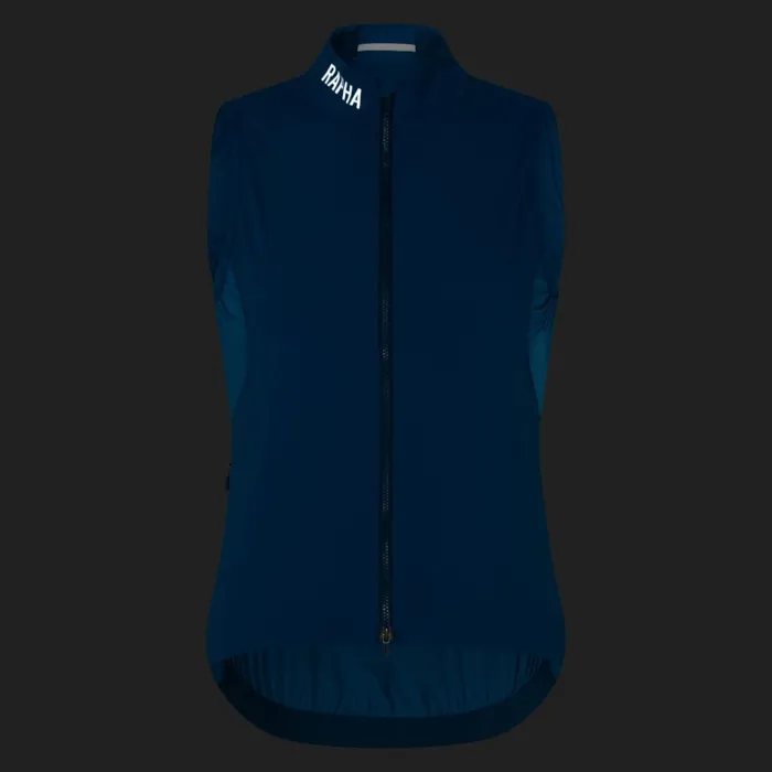 Women Pro Team Insulated Gilet Urban Chic White Alyssumblackwhitejewelled Bluewhitelime Greenwhite Rapha Jackets and Vests