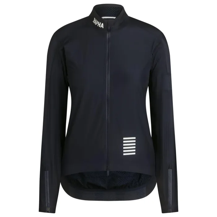 Women Pro Team Insulated Rain Jacket Dark Navywhite Rapha Jackets and Vests