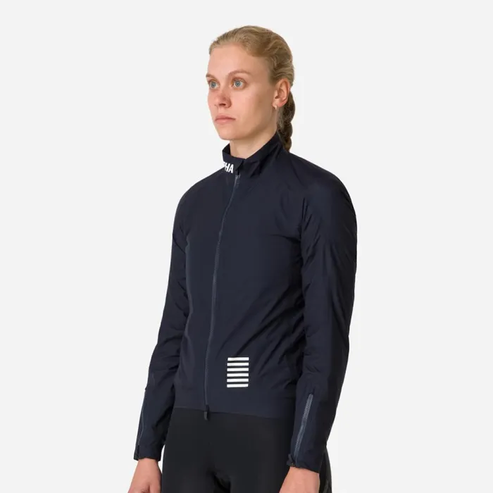 Women Pro Team Insulated Rain Jacket Dark Navywhite Rapha Jackets and Vests Women Pro Team Insulated Rain Jacket Dark Navywhite Rapha Jackets and Vests