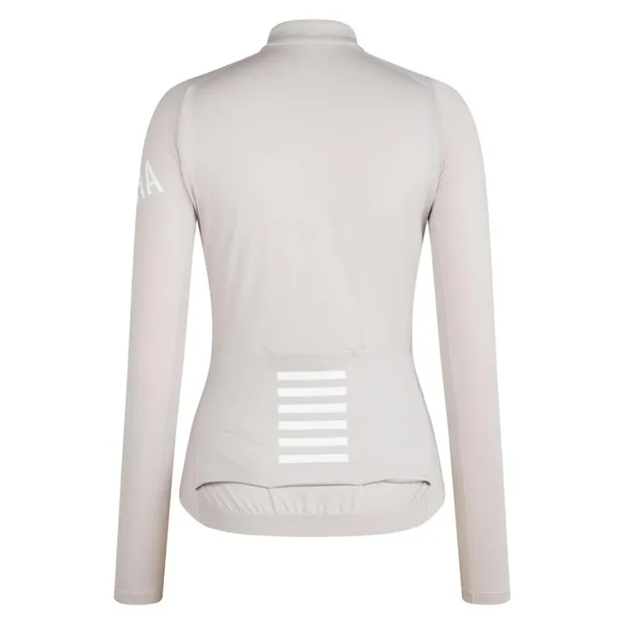 Women Pro Team Long Sleeve Midweight Jersey Blackgreywalnut Brownwhitegreywhitepetrol Bluewhite Rapha Jerseys