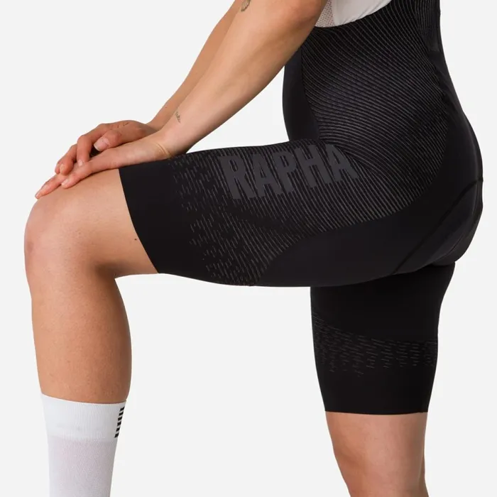 Women Pro Team Powerweave Bib Shorts Dark Navyblack Rapha Bibs Shorts and Tights