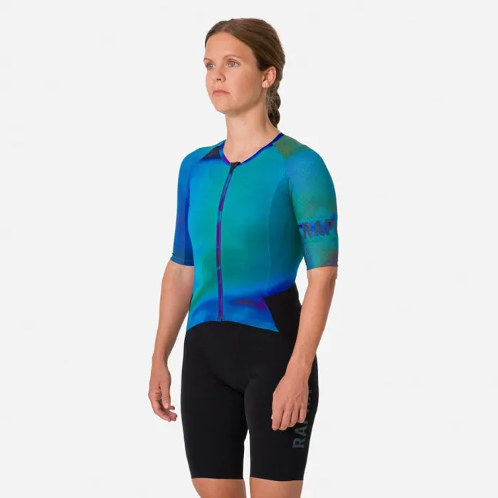Women Pro Team Roadsuit 8211 Oil Slick Multicolour 8211 Oil Slick Rapha Jerseys