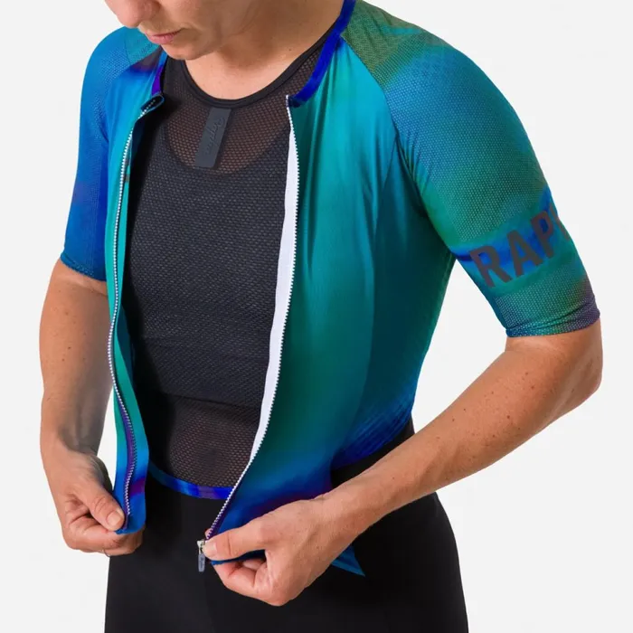 Women Pro Team Roadsuit 8211 Oil Slick Multicolour 8211 Oil Slick Rapha Jerseys
