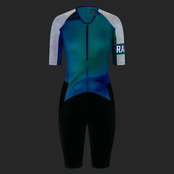 Women Pro Team Roadsuit 8211 Oil Slick Multicolour 8211 Oil Slick Rapha Jerseys