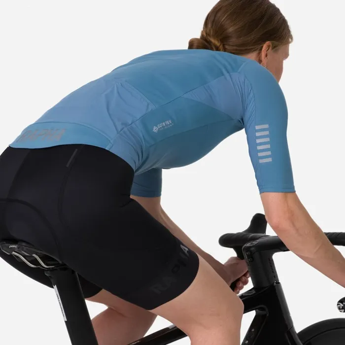 Women Pro Team Windstopper Jersey Blacksilversilversilver Reflectivemushroom Silverprovincial Blue Silver Reflectivelime Greensilver Rapha Jerseys