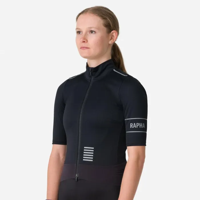 Women Pro Team Windstopper Jersey Blacksilversilversilver Reflectivemushroom Silverprovincial Blue Silver Reflectivelime Greensilver Rapha Jerseys