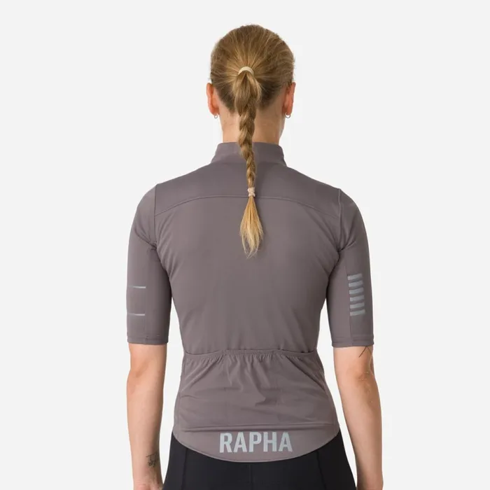 Women Pro Team Windstopper Jersey Blacksilversilversilver Reflectivemushroom Silverprovincial Blue Silver Reflectivelime Greensilver Rapha Jerseys