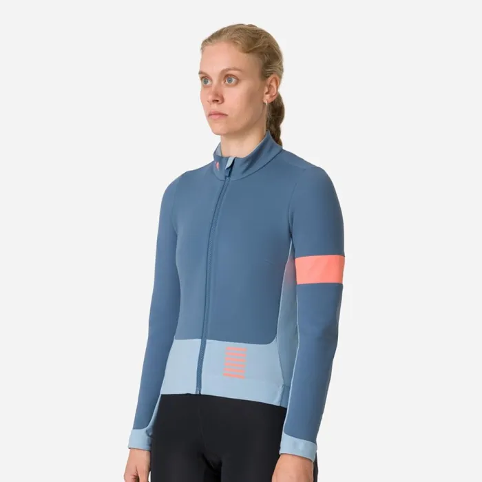Women Pro Team Winter Jacket Blackwhitereddark Redbluepeach Rapha Archive