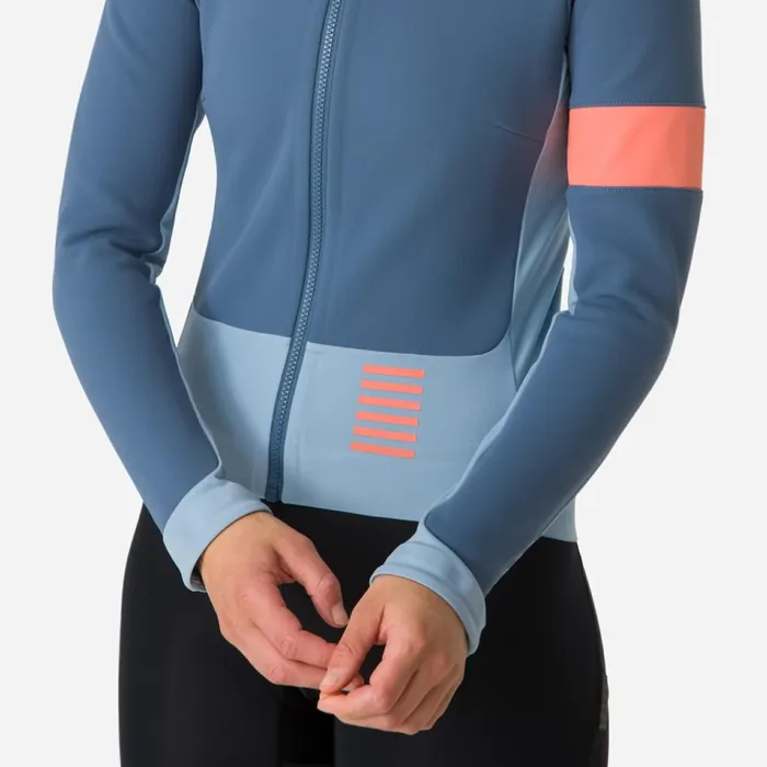 Women Pro Team Winter Jacket Blackwhitereddark Redbluepeach Rapha Archive