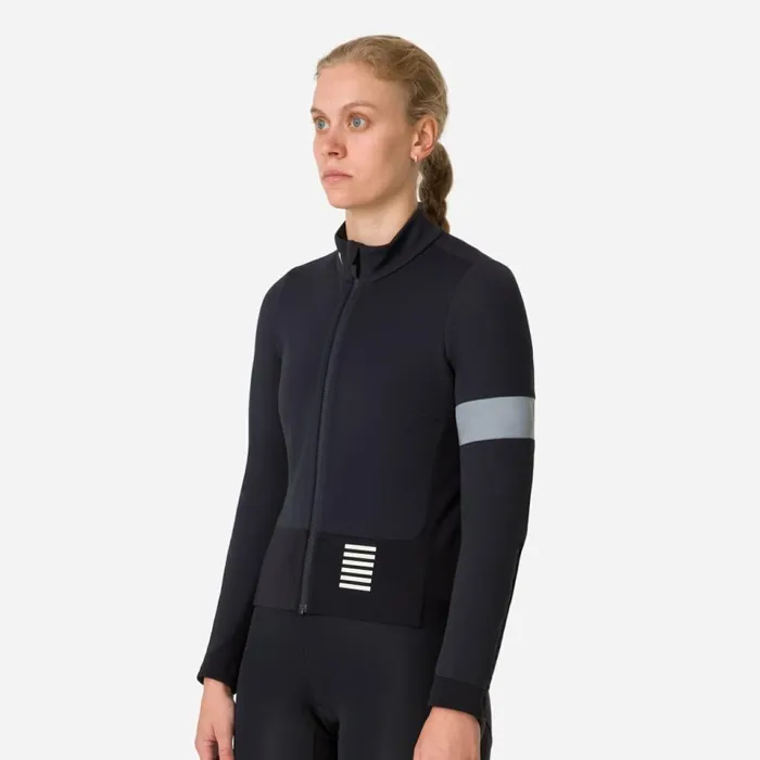 Women Pro Team Winter Jacket Blackwhitereddark Redbluepeach Rapha Archive