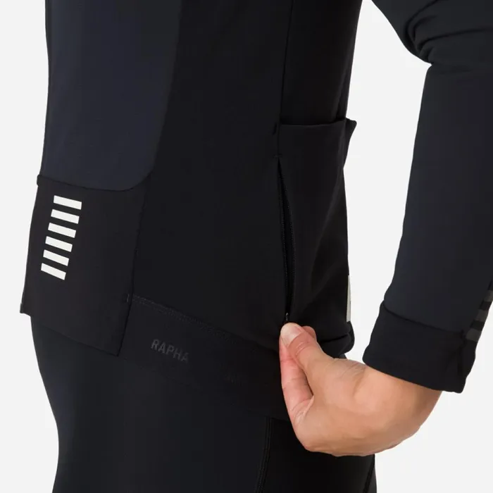 Women Pro Team Winter Jacket Blackwhitereddark Redbluepeach Rapha Archive
