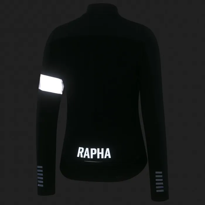Women Pro Team Winter Jacket Blackwhitereddark Redbluepeach Rapha Archive