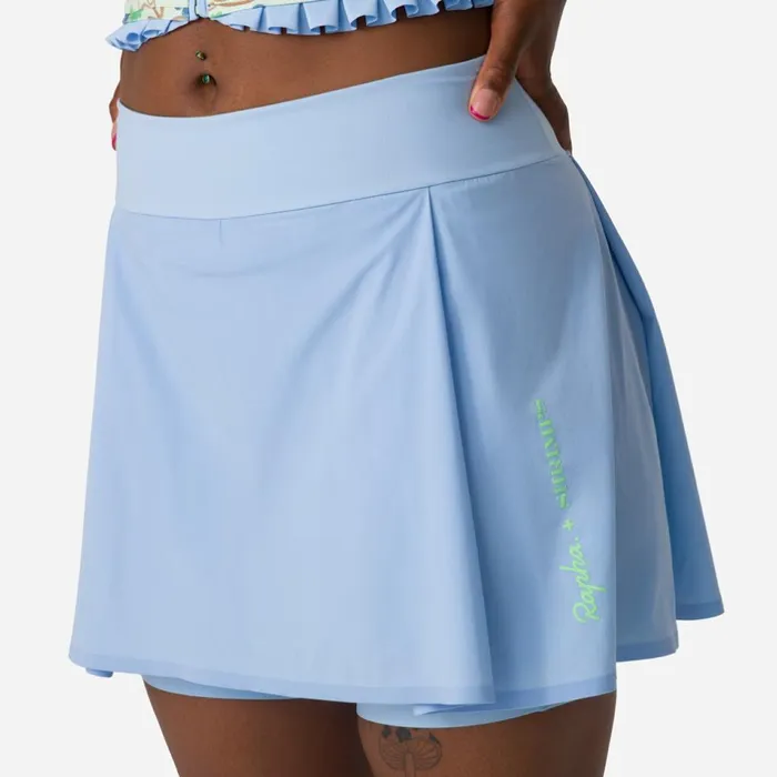Women Rapha Shrimps Skort Cornflower Rapha Archive