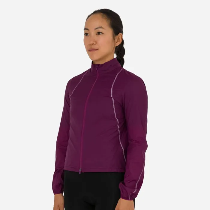 Women Rapha Wind Jacket Arctic Ice Silver Reflectiveblackgreyjewelled Bluejewelled Blueplum Caspia Plum Caspiatantan Rapha Jackets and Vests