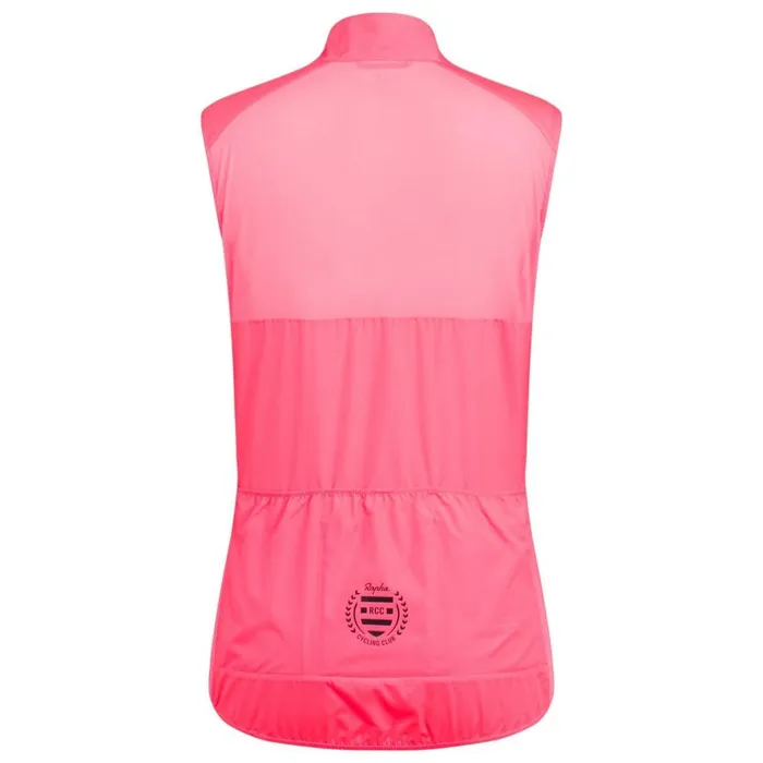 Women RCC Brevet Gilet Highvis Pink Rapha Jackets and Vests Women RCC Brevet Gilet Highvis Pink Rapha Jackets and Vests