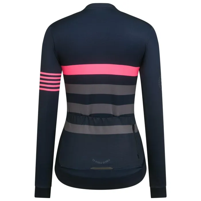 Women RCC Pro Team Long Sleeve Jersey Dark Navy Rapha Jerseys Women RCC Pro Team Long Sleeve Jersey Dark Navy Rapha Jerseys