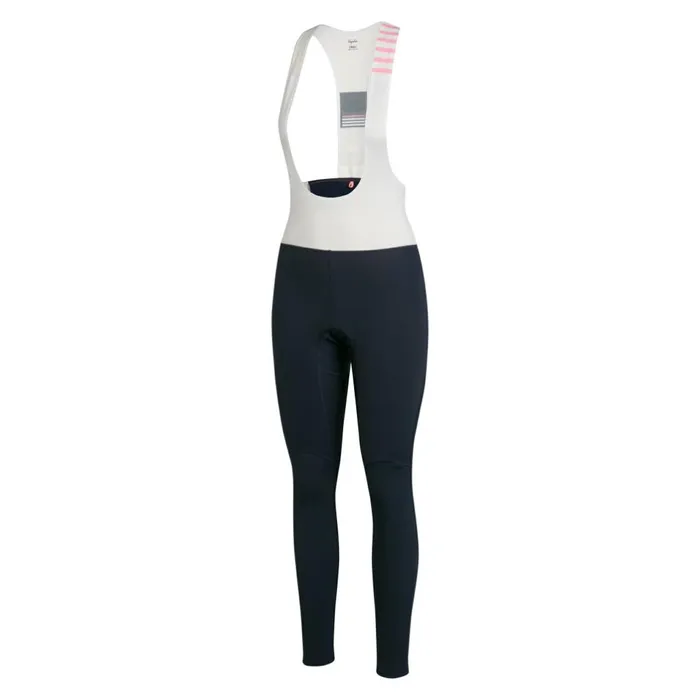 Women RCC Pro Team Winter Tights Dark Navy Rapha Bibs Shorts and Tights