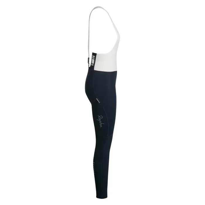 Women RCC Pro Team Winter Tights Dark Navy Rapha Bibs Shorts and Tights