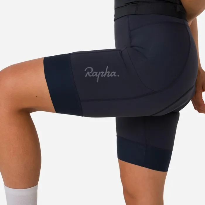 Women Regular Cargo Shorts Blackblackdark Navy Rapha Bibs Shorts and Tights
