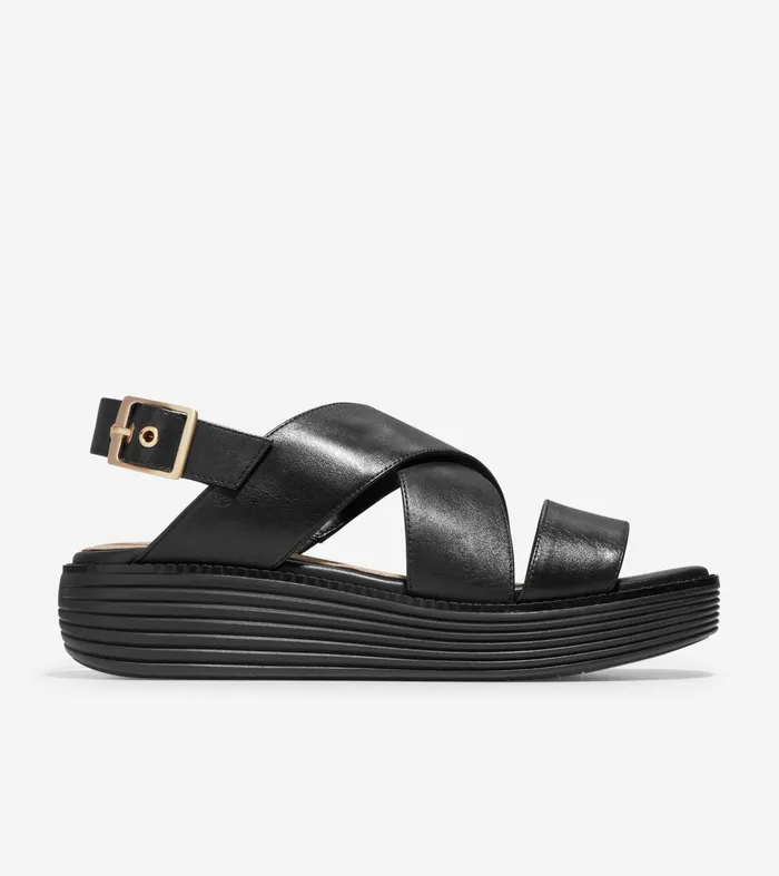 Women riginalGrand Platform Sandals Black Cole Haan Sandals