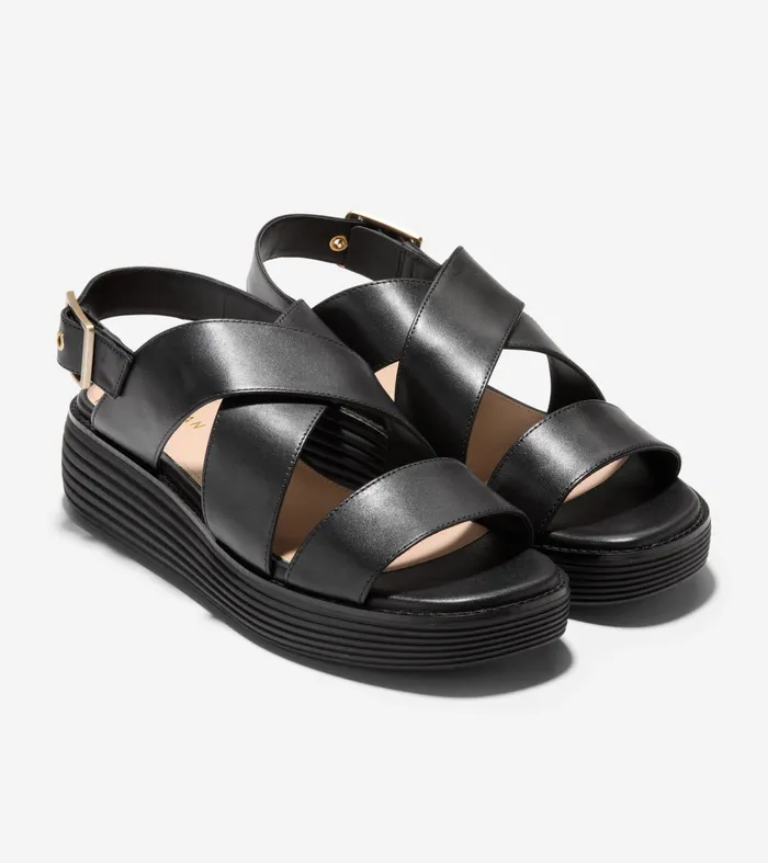 Women riginalGrand Platform Sandals Black Cole Haan Sandals
