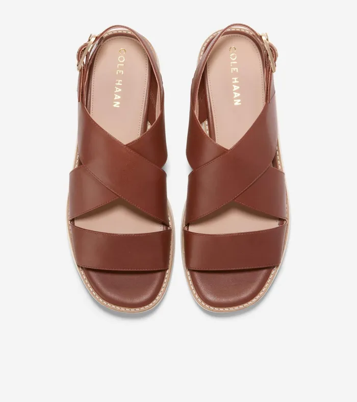 Women riginalGrand Platform Sandals Dark Cuoio Brownivory Cole Haan Sandals