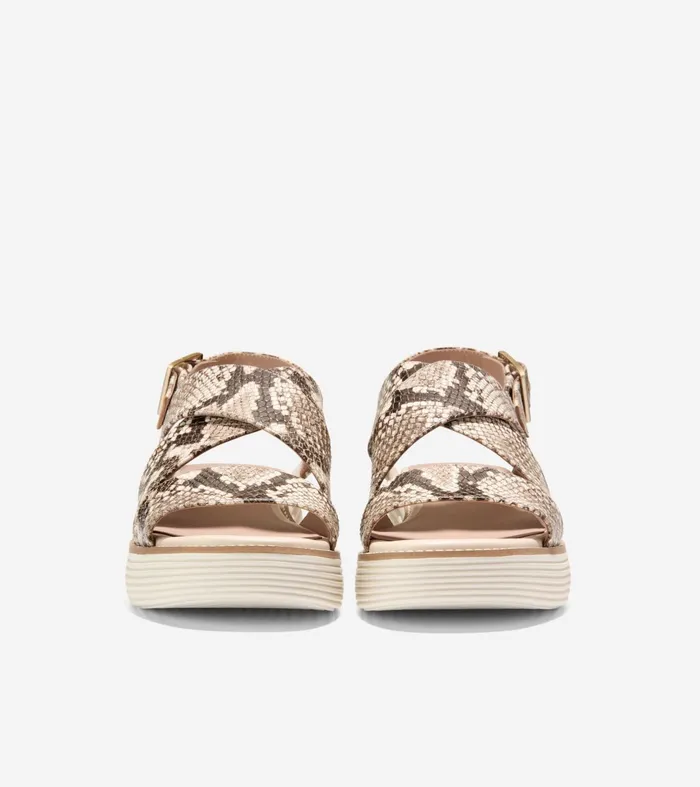 Women riginalGrand Platform Sandals Sandollar Snake Printivory Cole Haan Sandals