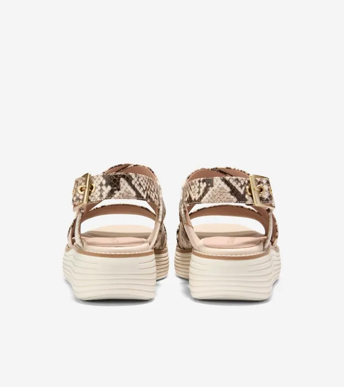 Women riginalGrand Platform Sandals Sandollar Snake Printivory Cole Haan Sandals