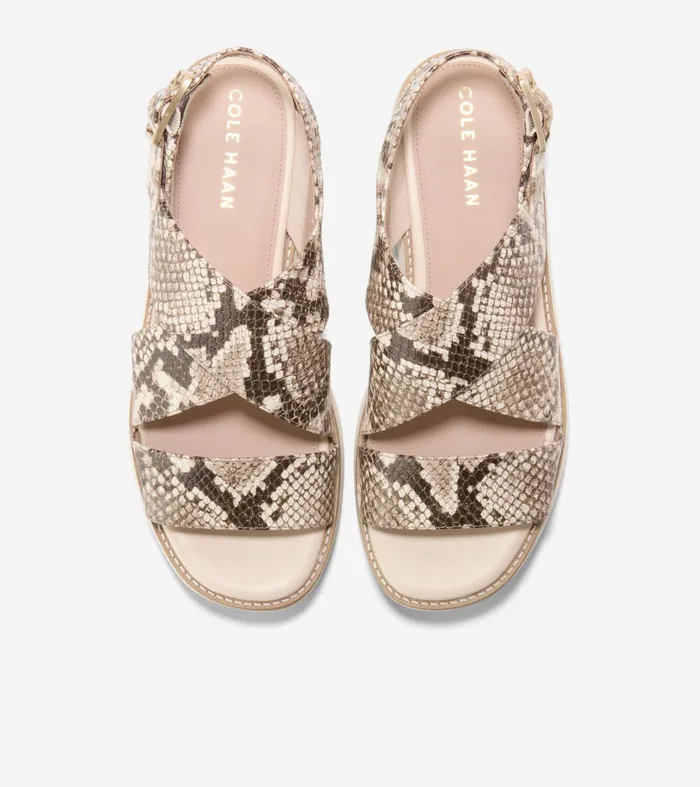 Women riginalGrand Platform Sandals Sandollar Snake Printivory Cole Haan Sandals