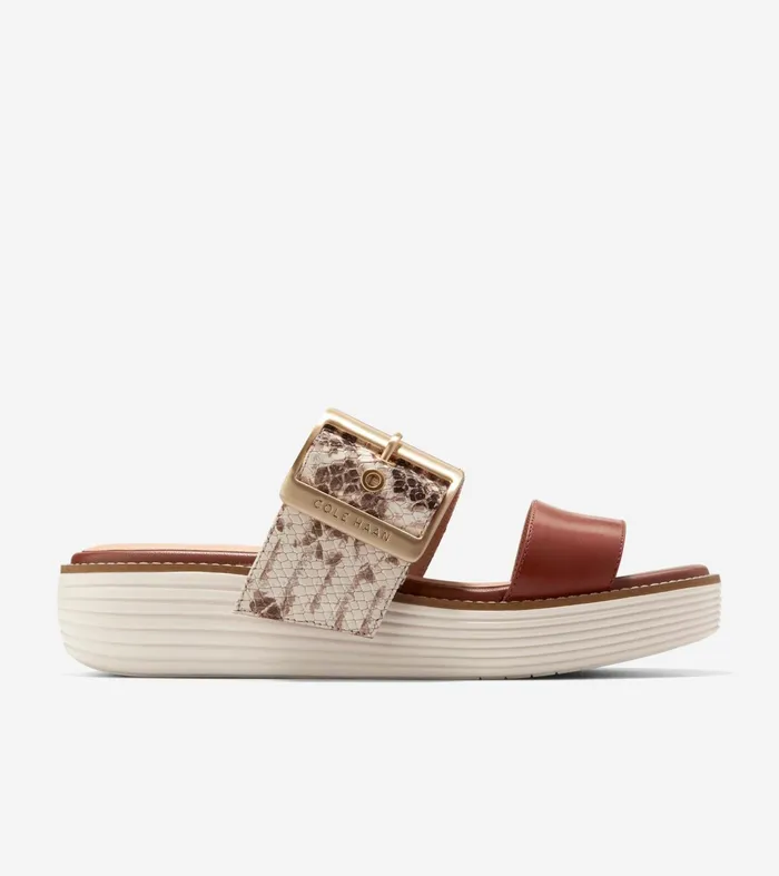 Women riginalGrand Platform Slides Sandollar Snake Printcuoio Brownivory Cole Haan Sandals Women riginalGrand Platform Slides Sandollar Snake Printcuoio Brownivory Cole Haan Sandals