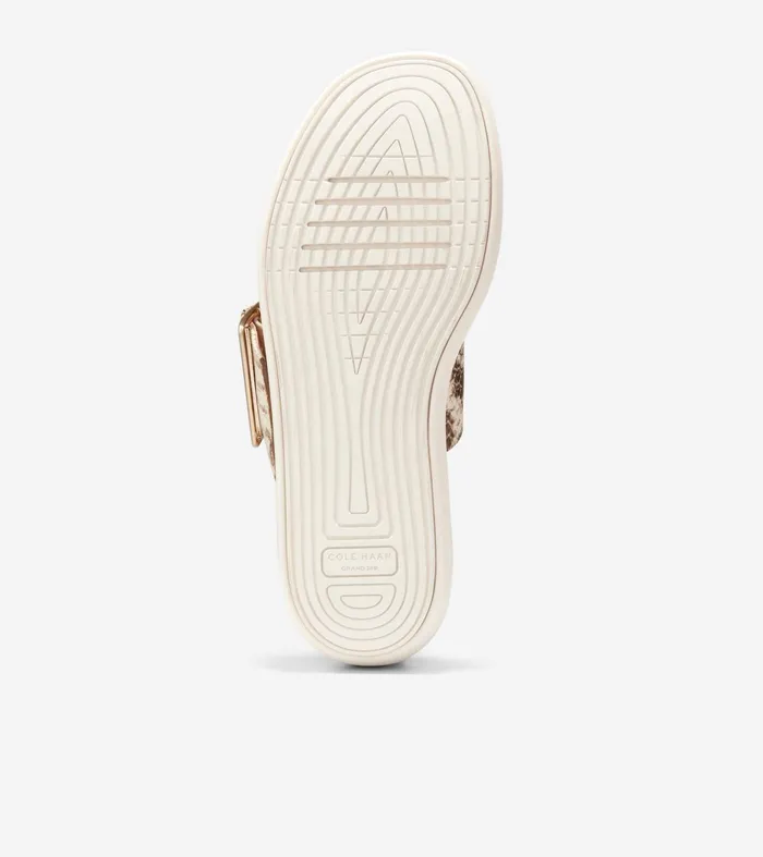 Women riginalGrand Platform Slides Sandollar Snake Printcuoio Brownivory Cole Haan Sandals