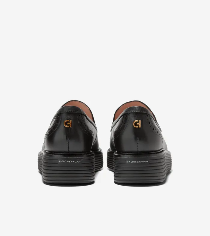 Women riginalGrand Platform Venetian Loafer Black Cole Haan Loafers and Drivers