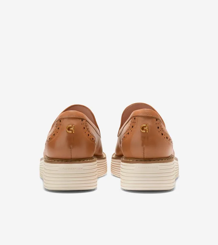 Women riginalGrand Platform Venetian Loafer Pecanivory Cole Haan Loafers and Drivers