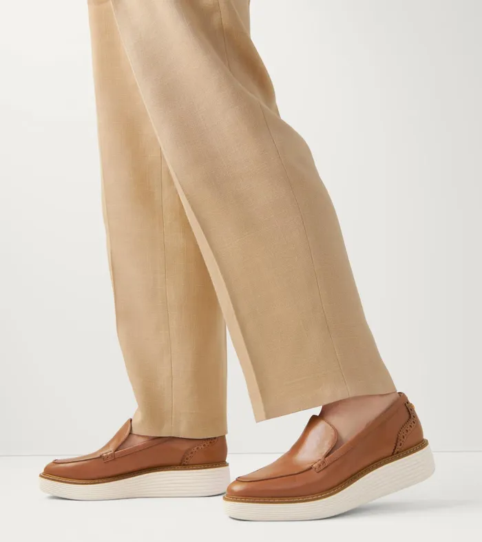 Women riginalGrand Platform Venetian Loafer Pecanivory Cole Haan Loafers and Drivers