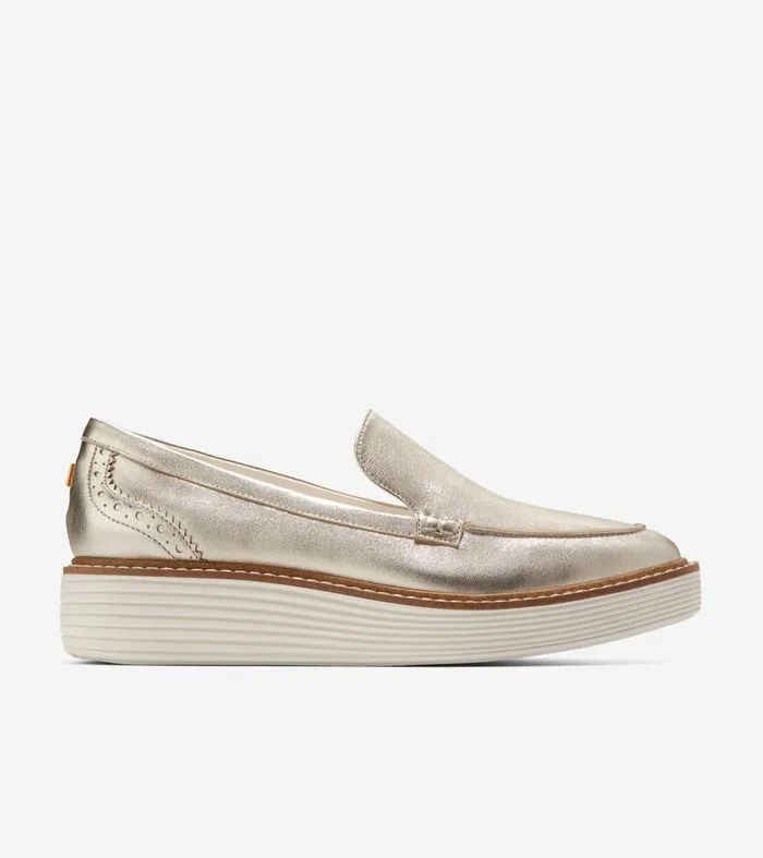 Women riginalGrand Platform Venetian Loafers Soft Goldivory Cole Haan Loafers and Drivers Women riginalGrand Platform Venetian Loafers Soft Goldivory Cole Haan Loafers and Drivers