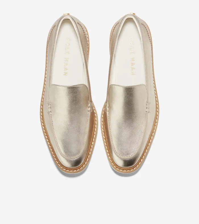 Women riginalGrand Platform Venetian Loafers Soft Goldivory Cole Haan Loafers and Drivers