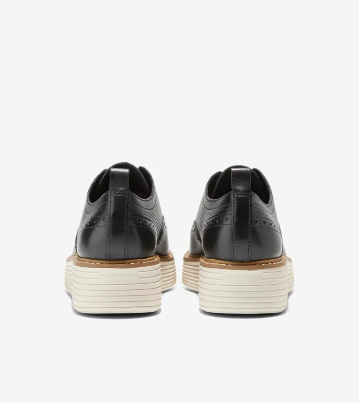 Women riginalGrand Platform Wingtip Oxfords Blackivory Cole Haan Oxfords