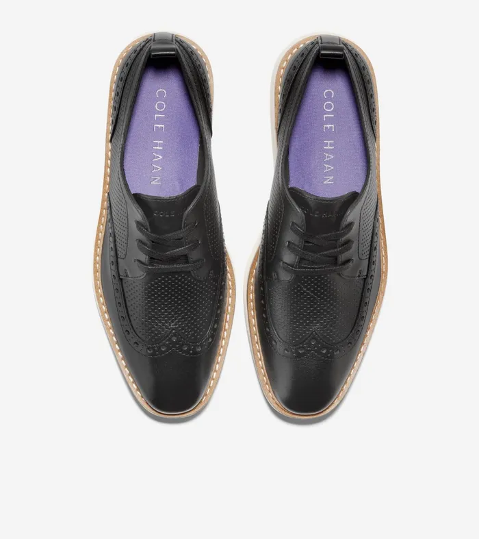 Women riginalGrand Platform Wingtip Oxfords Blackivory Cole Haan Oxfords