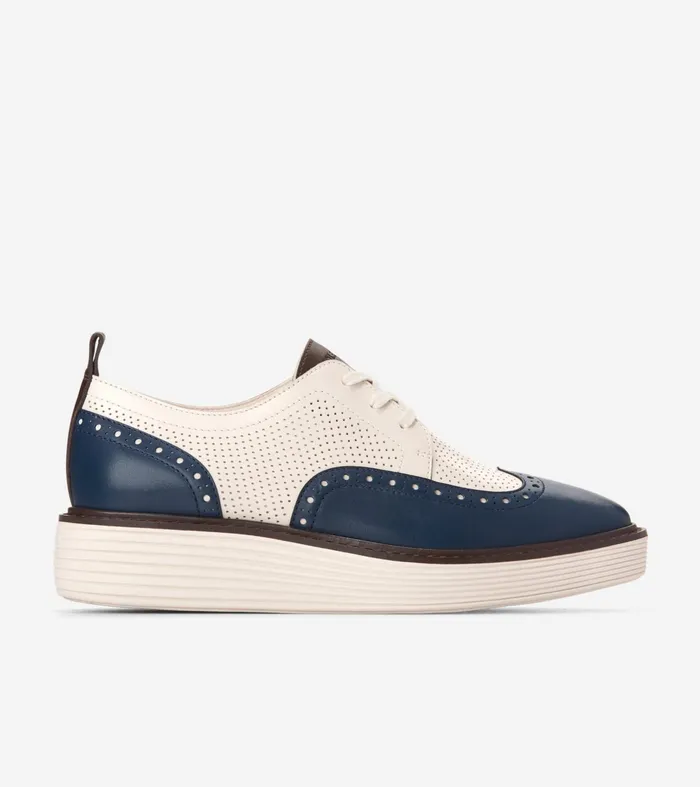 Women riginalGrand Platform Wingtip Oxfords Blue Wing Tealivory Cole Haan Oxfords Women riginalGrand Platform Wingtip Oxfords Blue Wing Tealivory Cole Haan Oxfords