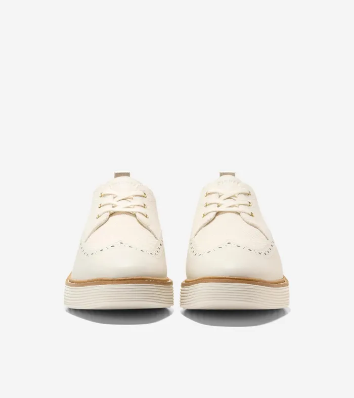 Women riginalGrand Platform Wingtip Oxfords Natural Hempivory Cole Haan Oxfords